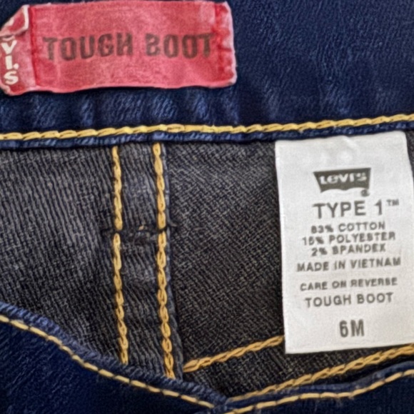 Levi's Dark Blue Slight Boot Cut Vintage was stock Levi’s - Picture 2 of 5